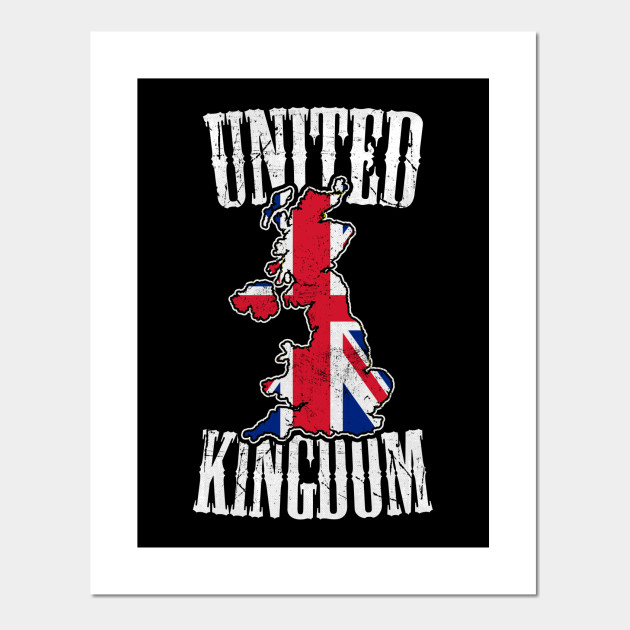 United Kingdom Flag Map